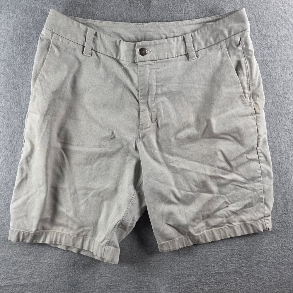 Lululemon ABC Shorts Mens 34 Grey Casual Technical Five-Pocket Short